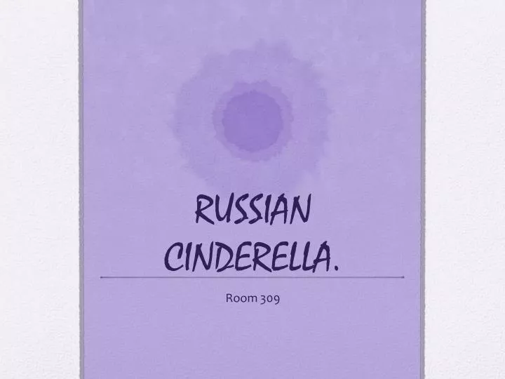 russian cinderella