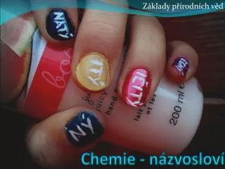 chemie n zvoslov