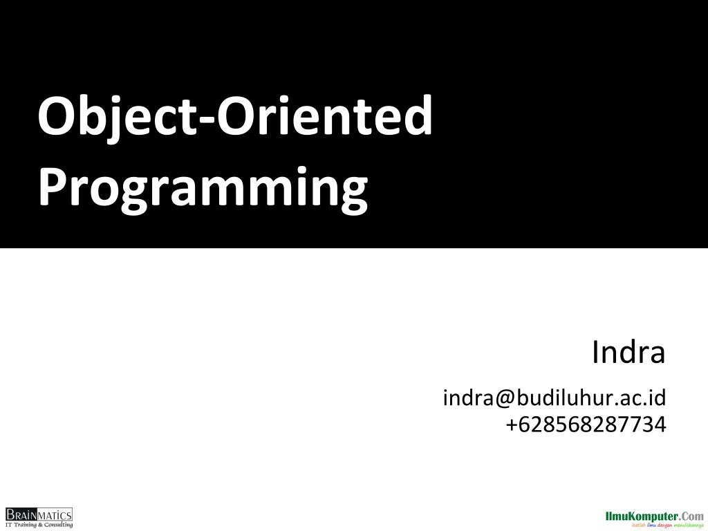 PPT - Object-Oriented Programming PowerPoint Presentation, free ...