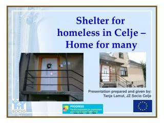 Shelter for homeless in Celje – Home for many