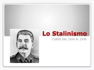 lo stalinismo