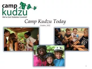 Camp Kudzu Today October, 2012