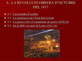 4 la revoluci obrera d octubre del 1917