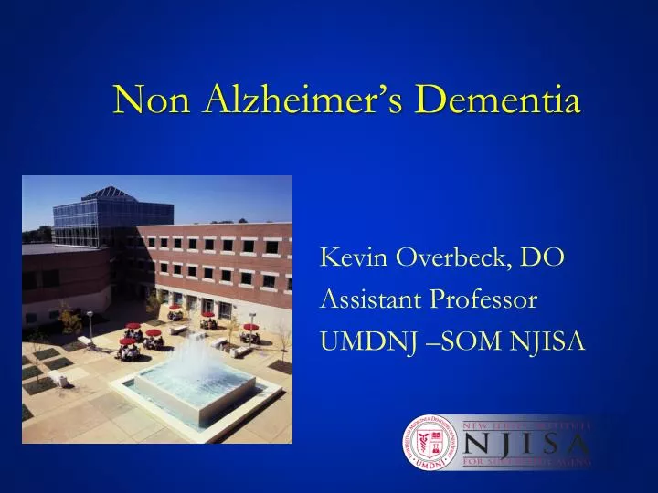 non alzheimer s dementia