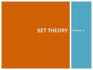 Set theory