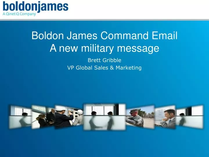 boldon james command email a new military message
