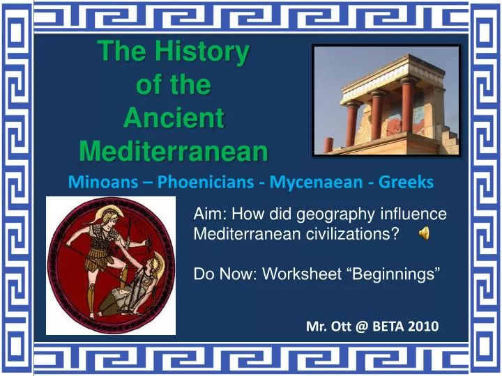 the history of the ancient mediterranean