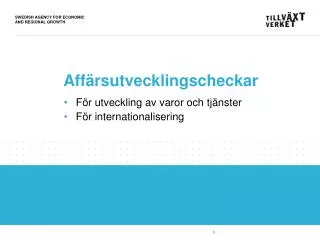 aff rsutvecklingscheckar