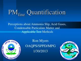 PM fine Quantification