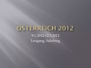 sterreich 2012