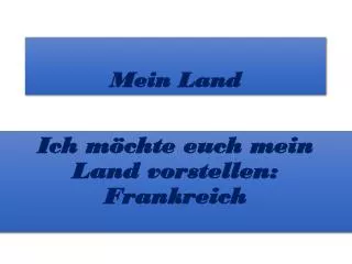 mein land