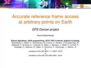 How can we refer to the ITRF from arbitrary locations?