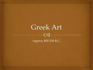 Greek Art