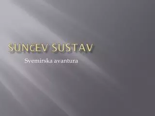 sun ev sustav