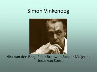 simon vinkenoog