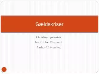 g ldskriser