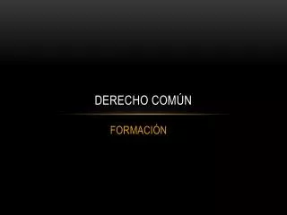derecho com n