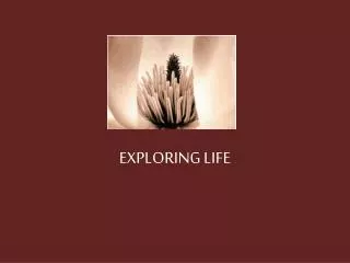 EXPLORING LIFE