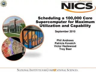 Scheduling a 100,000 Core Supercomputer for Maximum Utilization and Capability