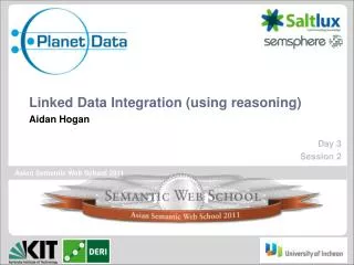 Linked Data Integration (using reasoning)