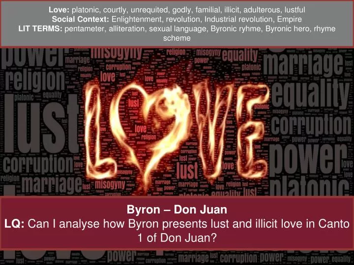 byron don juan lq can i analyse how byron presents lust and illicit love in canto 1 of don juan
