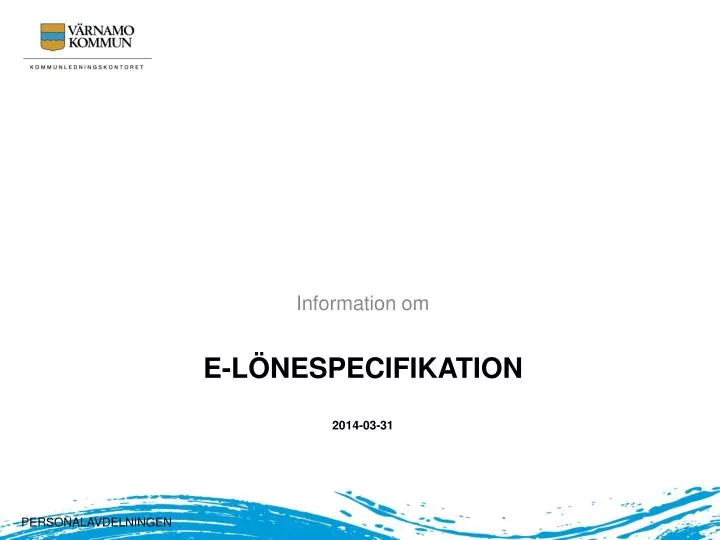 e l nespecifikation 2014 03 31