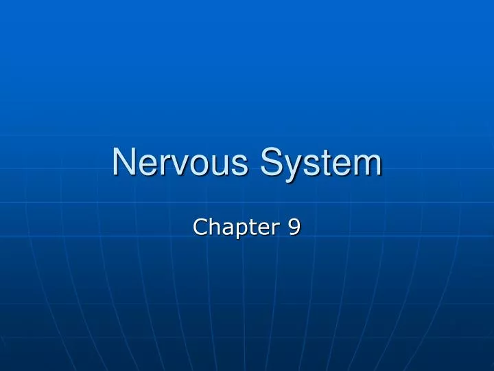 nervous system