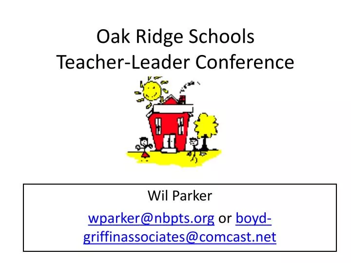 oak ridge schools teacher leader conference