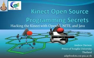 Kinect Open Source Programming Secrets