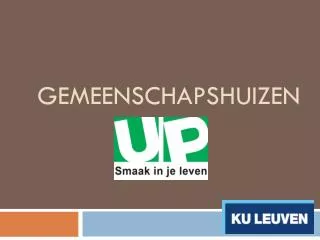 gemeenschapshuizen