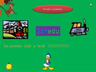 de sanedu club is leuk