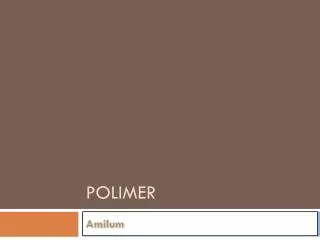 polimer