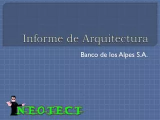 informe de arquitectura