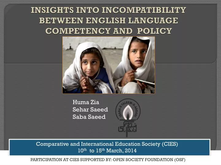 insights into incompatibility between english language competency and policy
