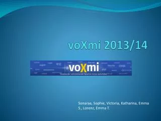 voxmi 2013 14
