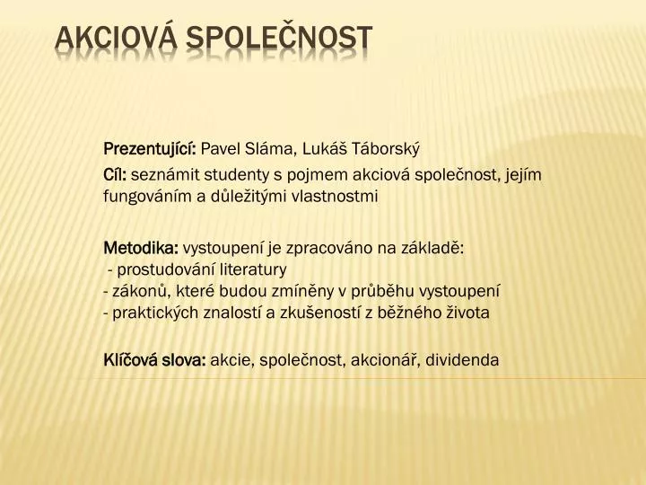 akciov spole nost