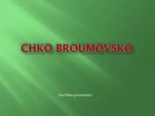 CHKO Broumovsko