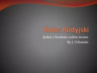 Kolos Rodyjski