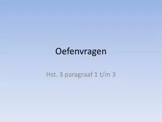 oefenvragen