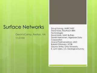 Surface Networks