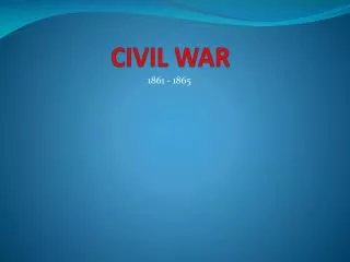 civil war