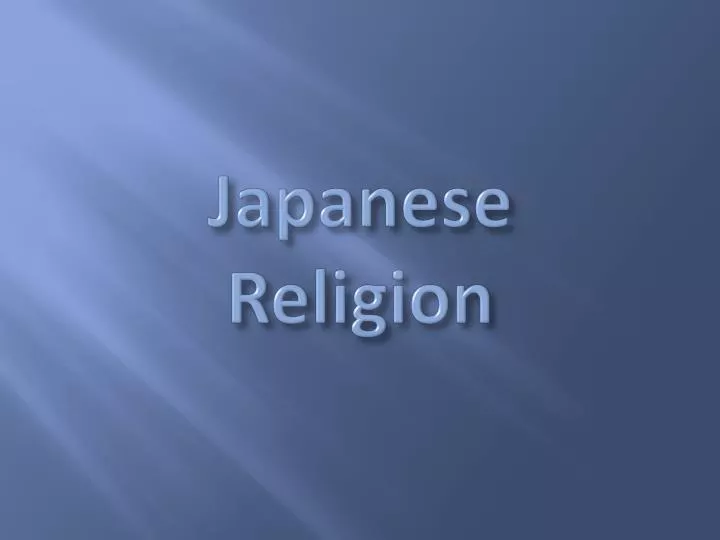japanese religion