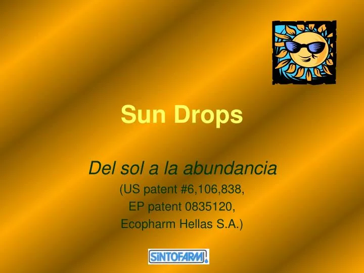 sun drops