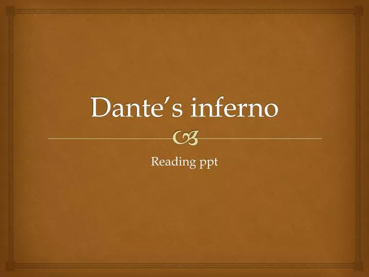 PPT - Dante's Inferno PowerPoint Presentation, free download - ID