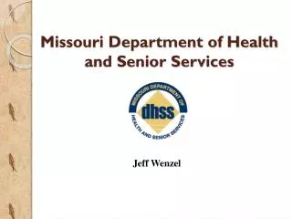 Missouri Department of Health and Senior Services