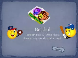 beisbol