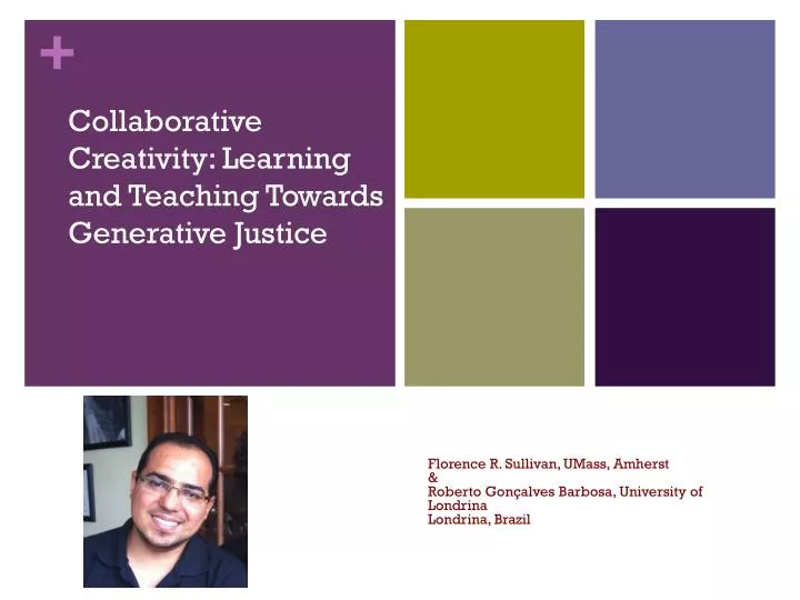 collaborative creativity learning and teaching towards generative justice