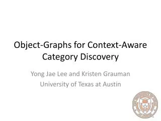 Object-Graphs for Context-Aware Category Discovery
