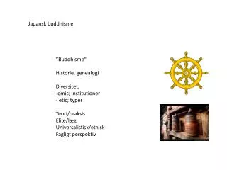 Japansk buddhisme
