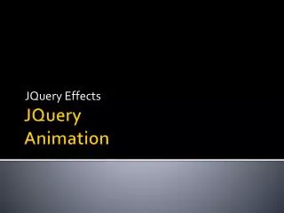 JQuery Animation